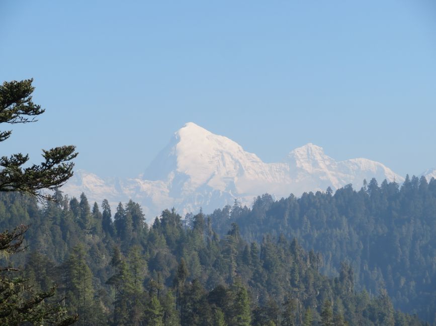 Zweithöchster Berg Bhutans Kula Kangri (/538 m)
