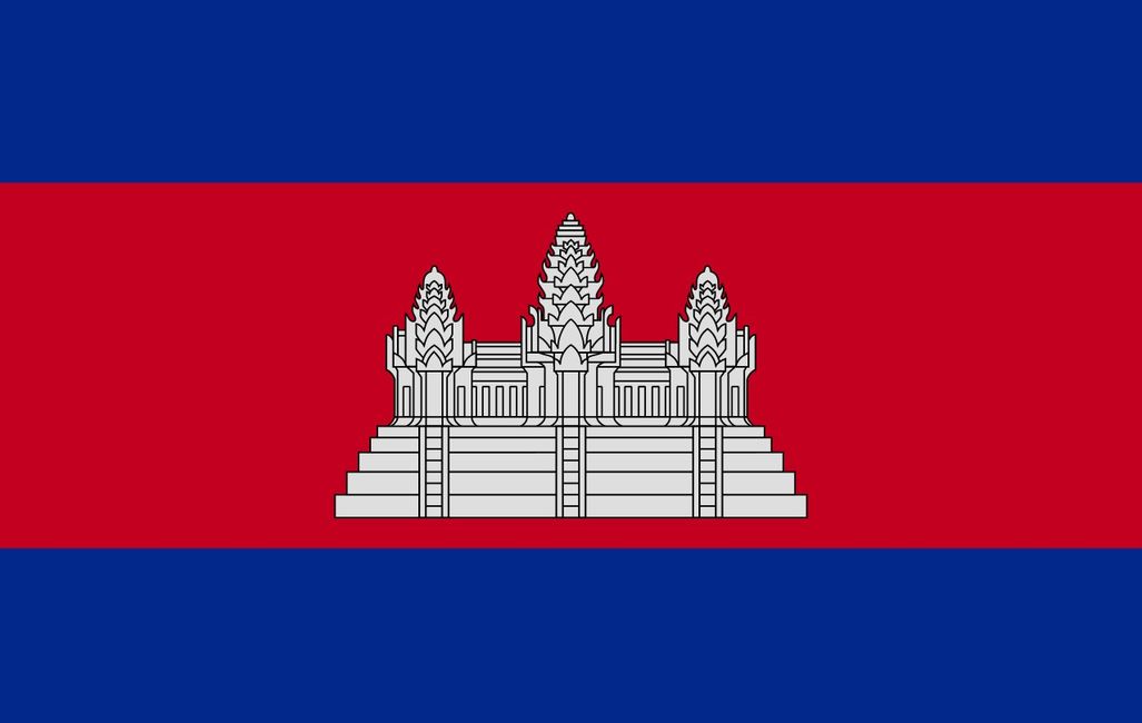 Kambodschanische Flagge