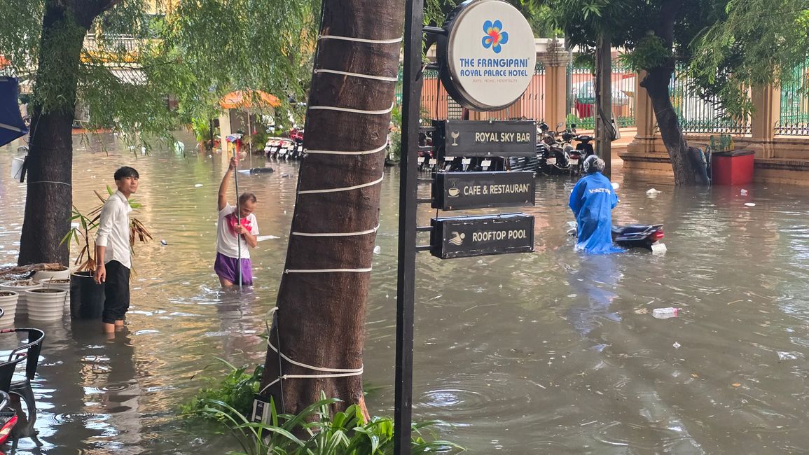 Phnom Penh im Regen
