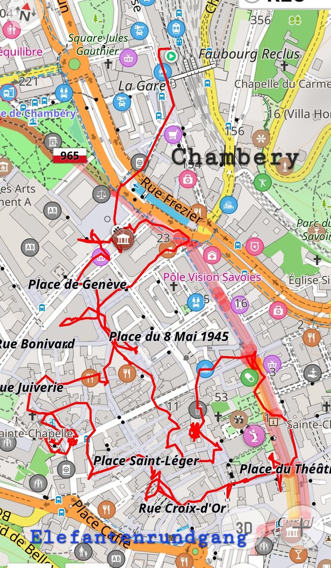 Stadtrundgang in Chambery 