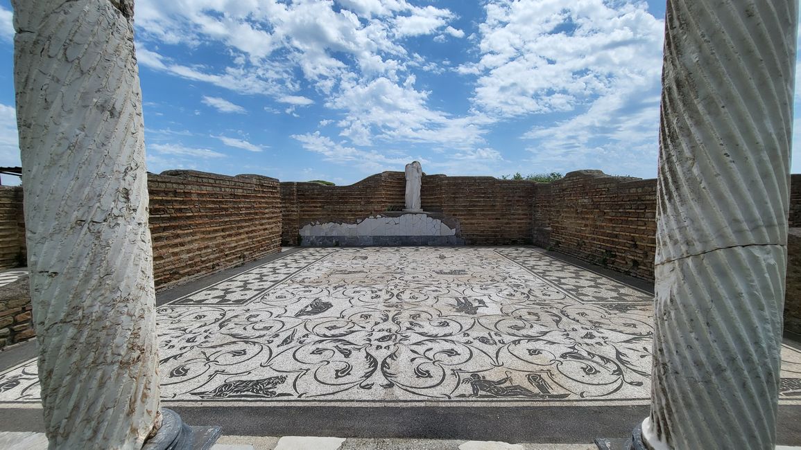 The ancient port city of Ostia