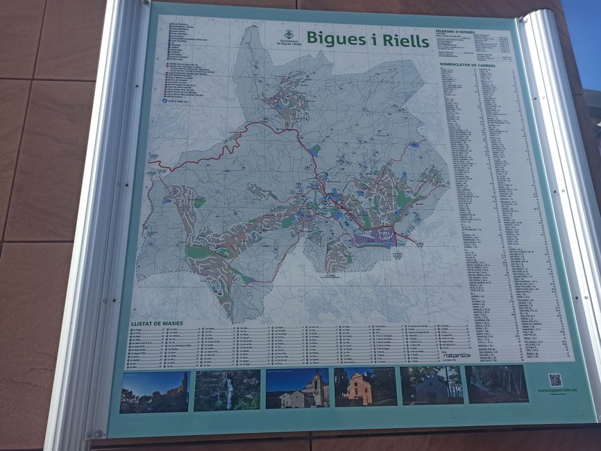 Mapa de Bigues i Riells del Fai (Vallès Oriental, Barcelona)