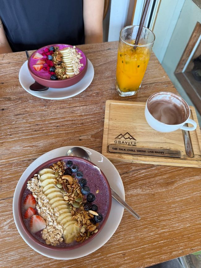 Unser Frühstück am ersten Tag in Chiang Mai