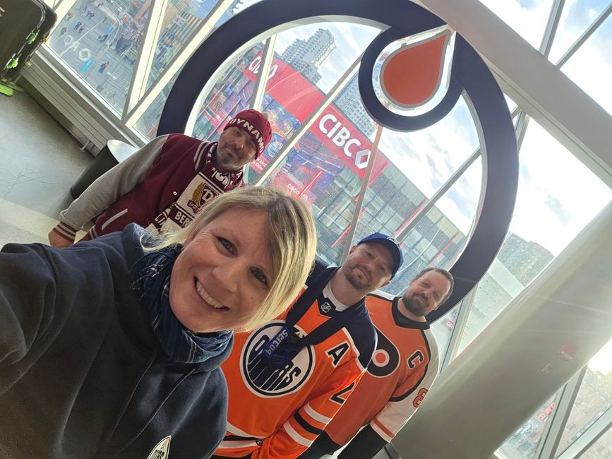 Edmonton, siamo arrivati