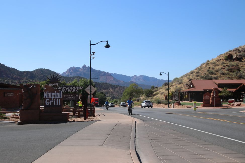 kurz vor dem Zion NP