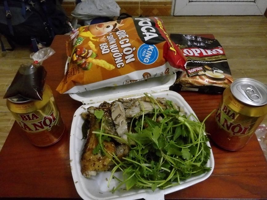 Dîner avec beaucoup de Coréens
