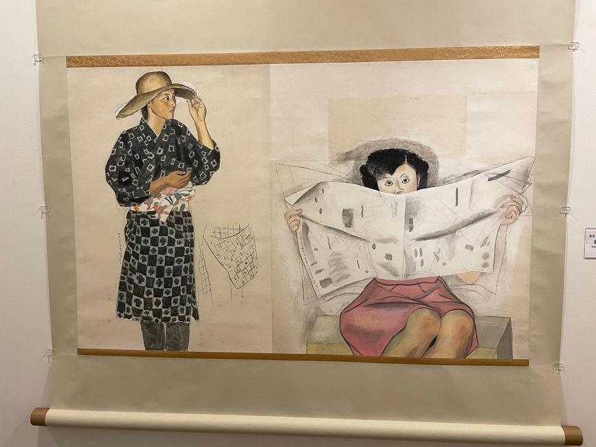 Vorstudie zu „Dame liest Zeitung“