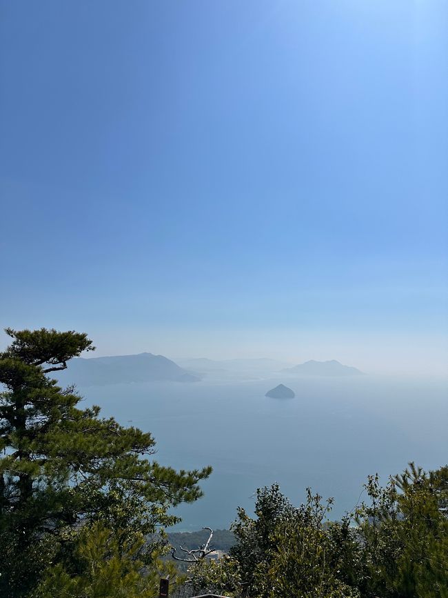 Frühling auf Miyajima — Berge, Strand und gierige Rehe