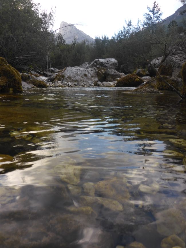 Spaziergang am Fluss 