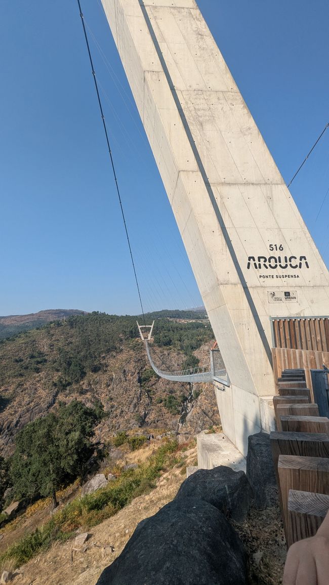 516 Acoura - the longest pedestrian suspension bridge in the world