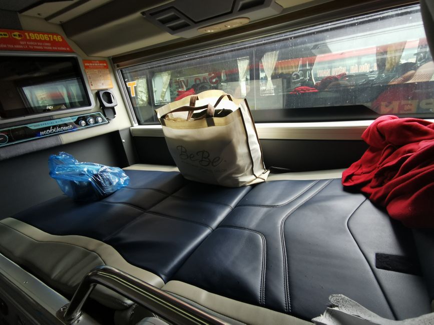 ... pero antes, un viaje en autobús cómodo ...