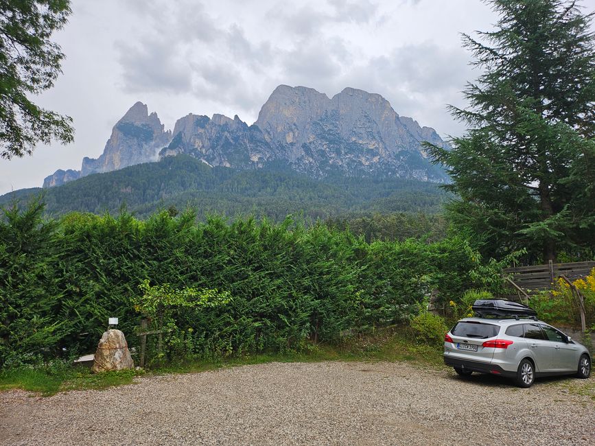 Blick vom Parkplatz