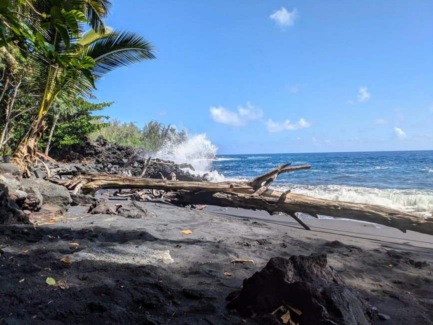 A Day At The Beach - Kehena Black Sand Beach