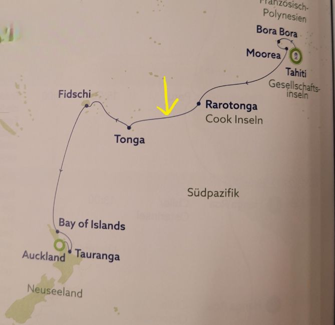 Jour 69 et 70 sur 175 : Croisière autour du monde - Jours en mer entre Moorea et Tonga