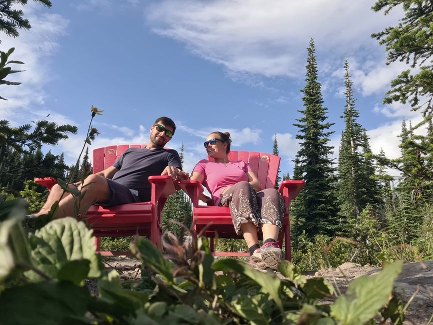 Red chairs