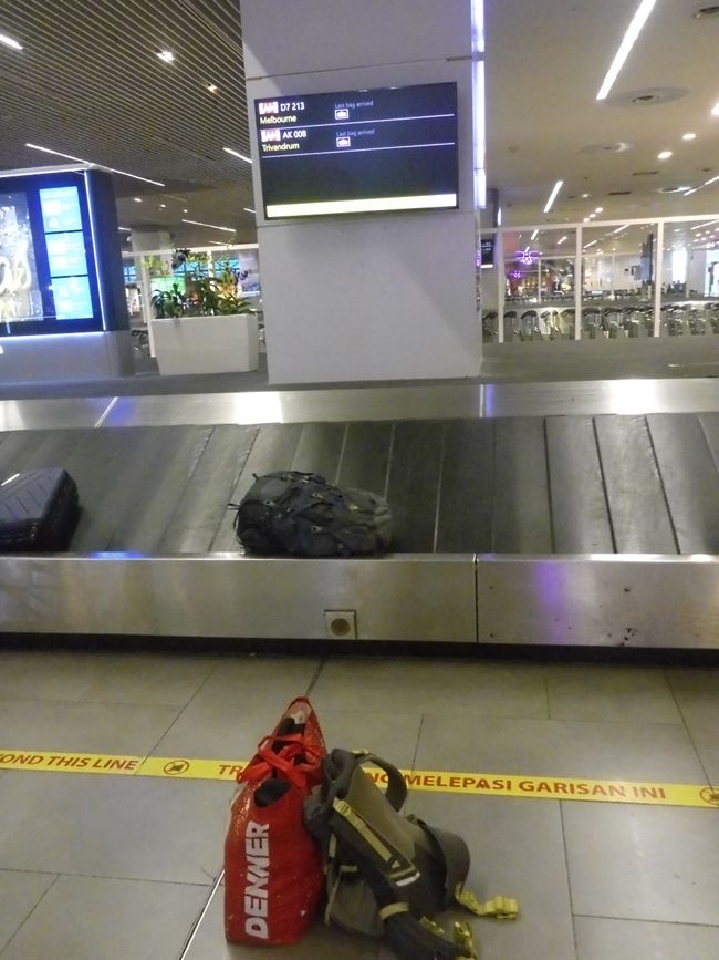 Les bagages ont rapidement été vérifiés à l'arrivée
