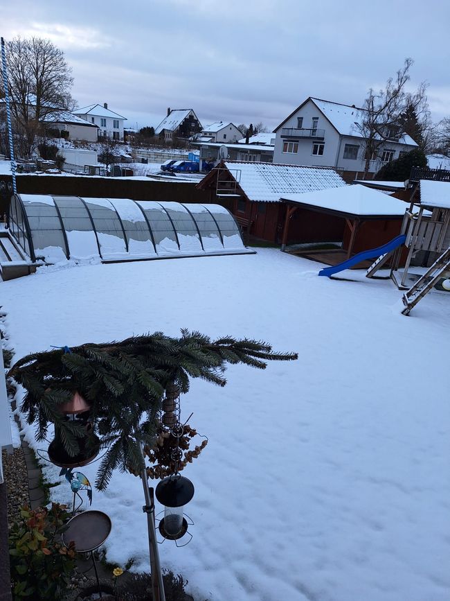 Schneebedeckte Bayern