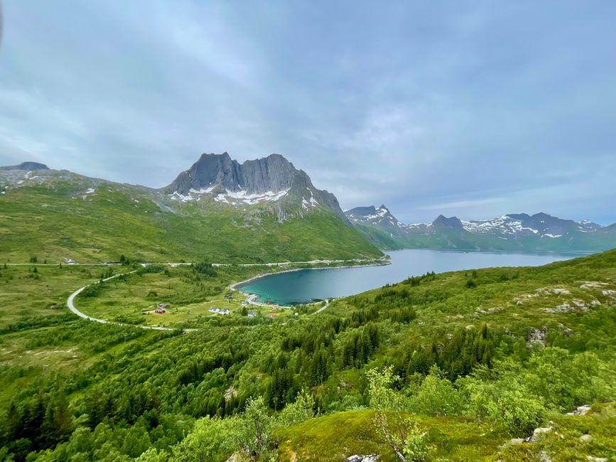 Vue en direction de Segla et Hesten
