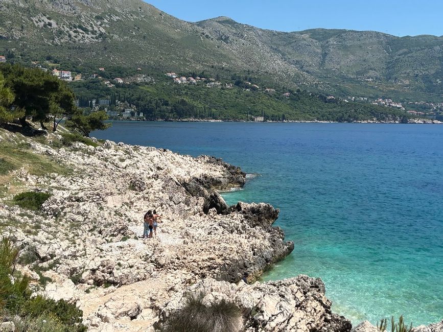 Wir sind wieder unterwegs; von Mlini nach Mljet