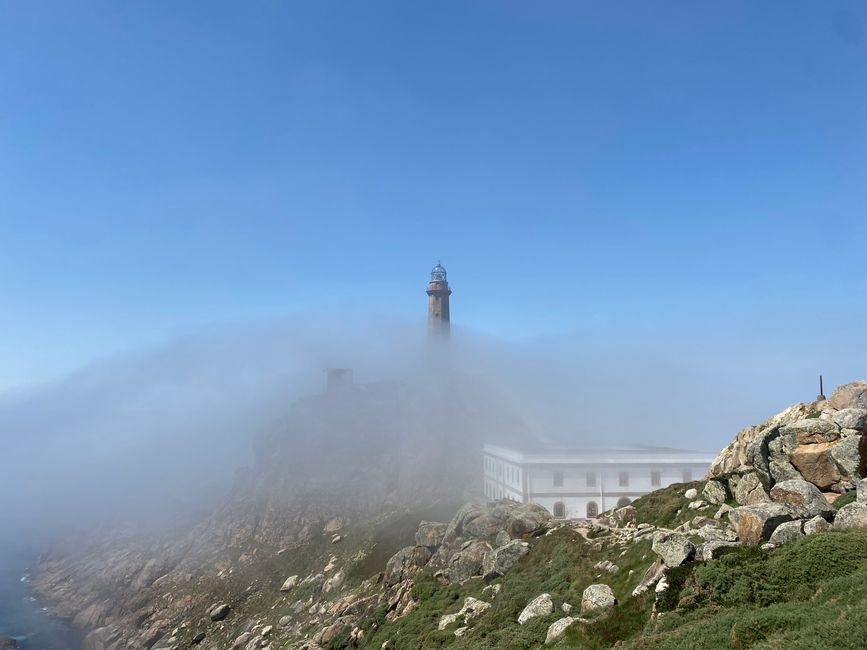 ...y pocos minutos después en una niebla espesa