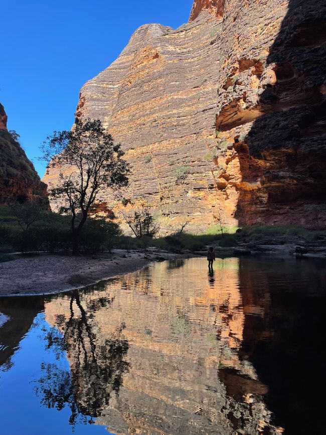 Photographed from inside the gorge