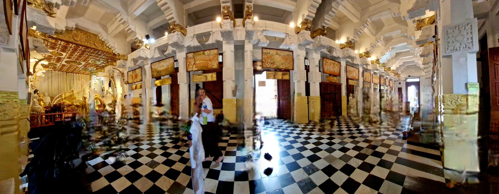 Kandy - Diente de Buda y 'la santa oásis de paz y iluminación'.