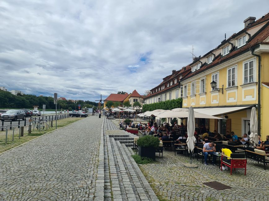 Die Flusspromenade von Maribor 