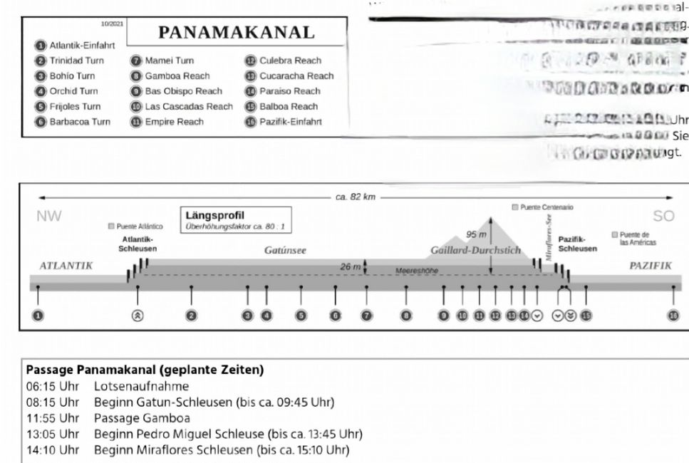 Day 41 of 175: Around the world cruise - Day passage through the Panama Canal