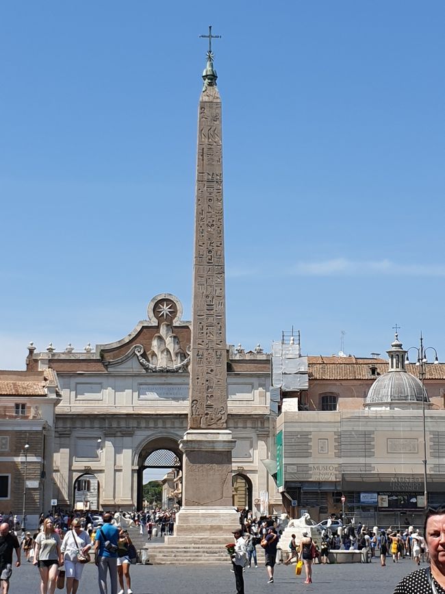 Obelisk am Piazza del Popolo