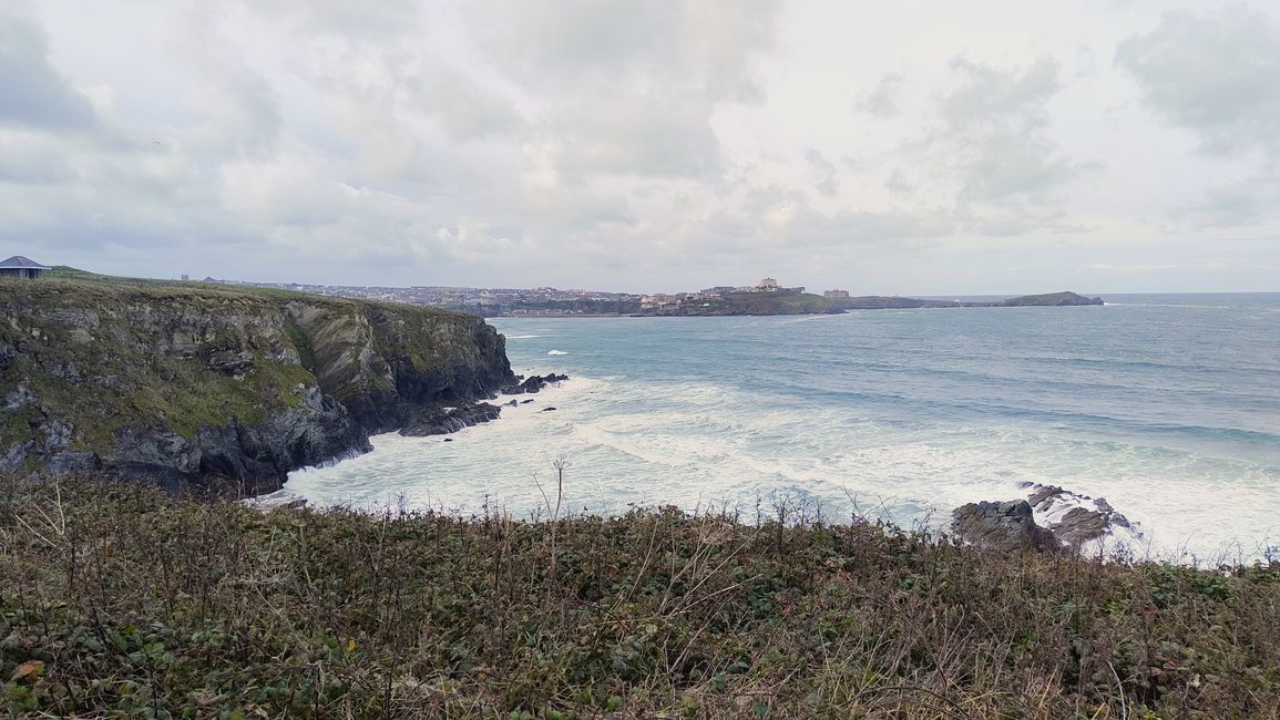 Newquay Barrowfields - vue vers le sud
