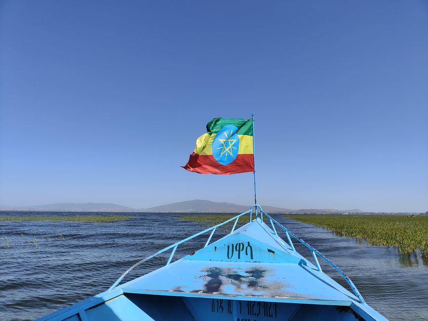 En el Lago Hawassa