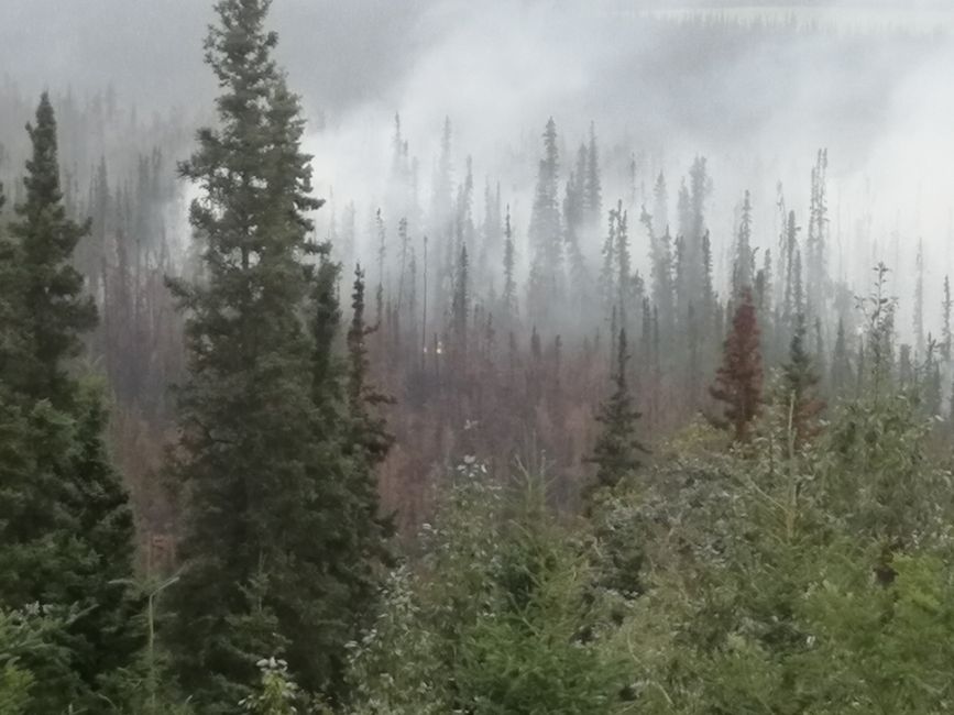 Fires on Klondike Hwy