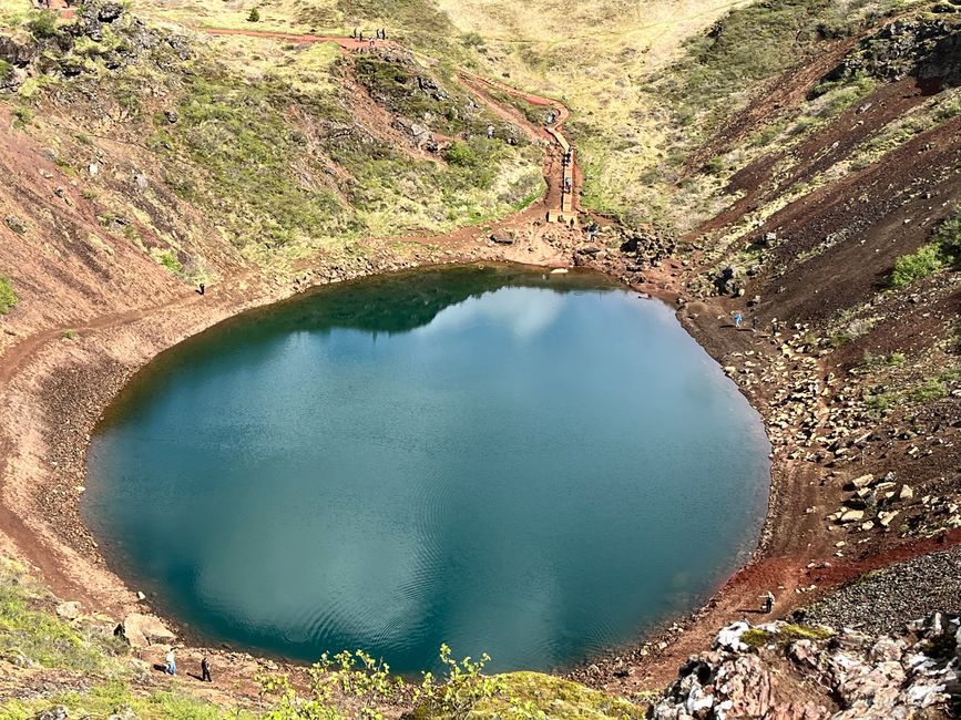 Kerid Crater and Lava Tunnel