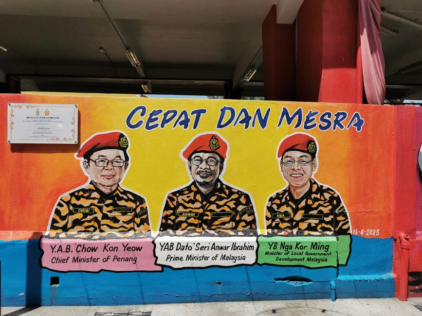 Viaggio verso l'isola di Penang e visite turistiche a Georgetown