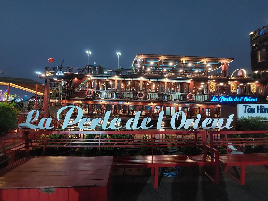 Abendessen auf dem Schiff