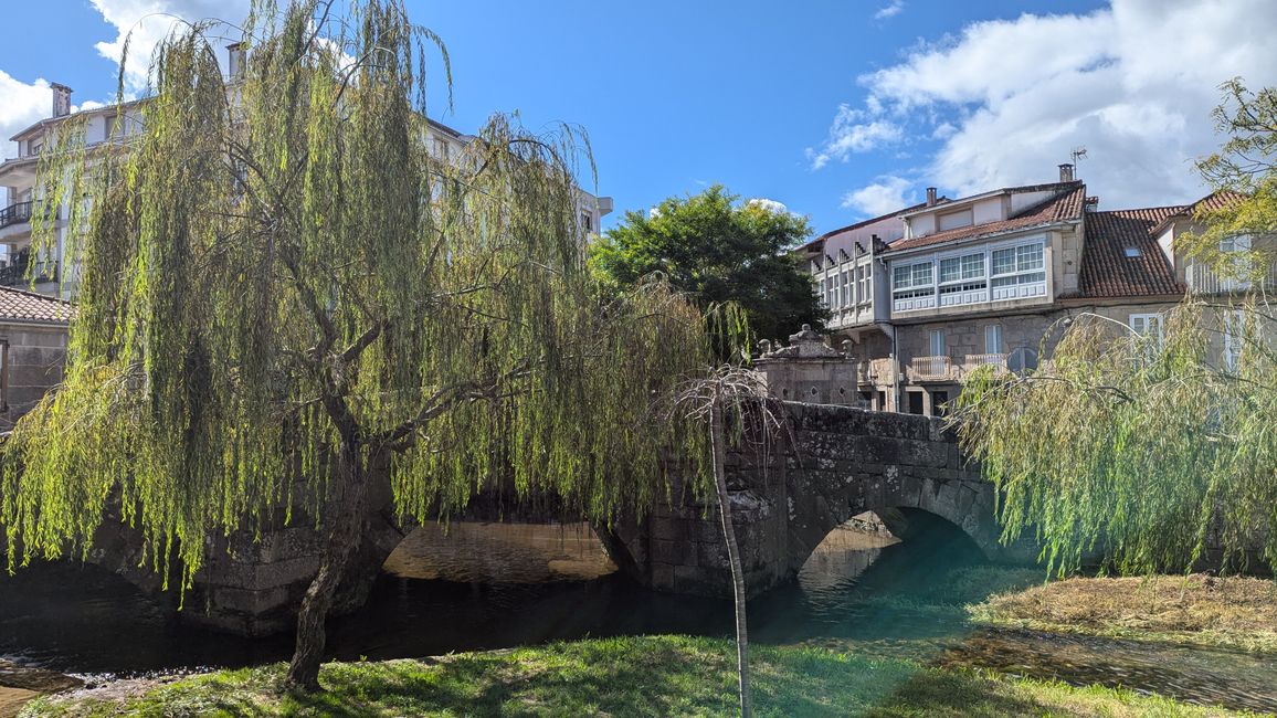 Eleventh Stage of the Camino Portugues from Pontevedra to Caldas de Reis