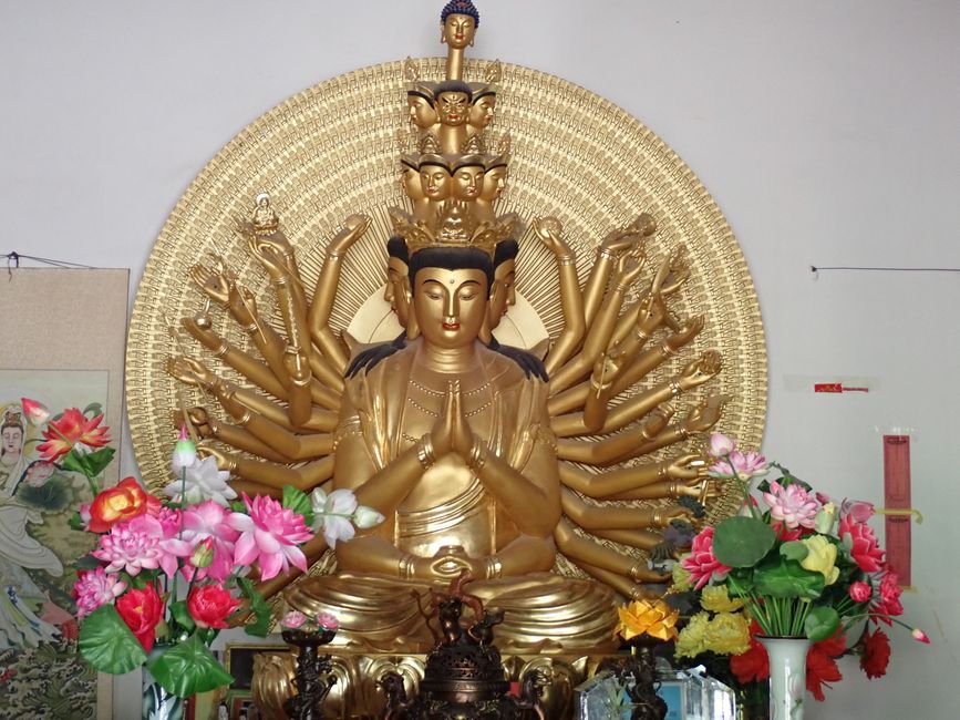 Tag 8 Tianshui/ Giornata di donazione del sangue/ ScPerformance di Fuxi/ Tempio di Fuxi/ Tempio di Nangou in montagna/ Cena