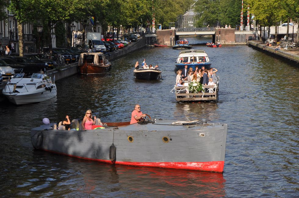 Prideday in Amsterdam im August 2015