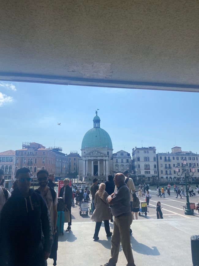Erster Blick auf Venedig