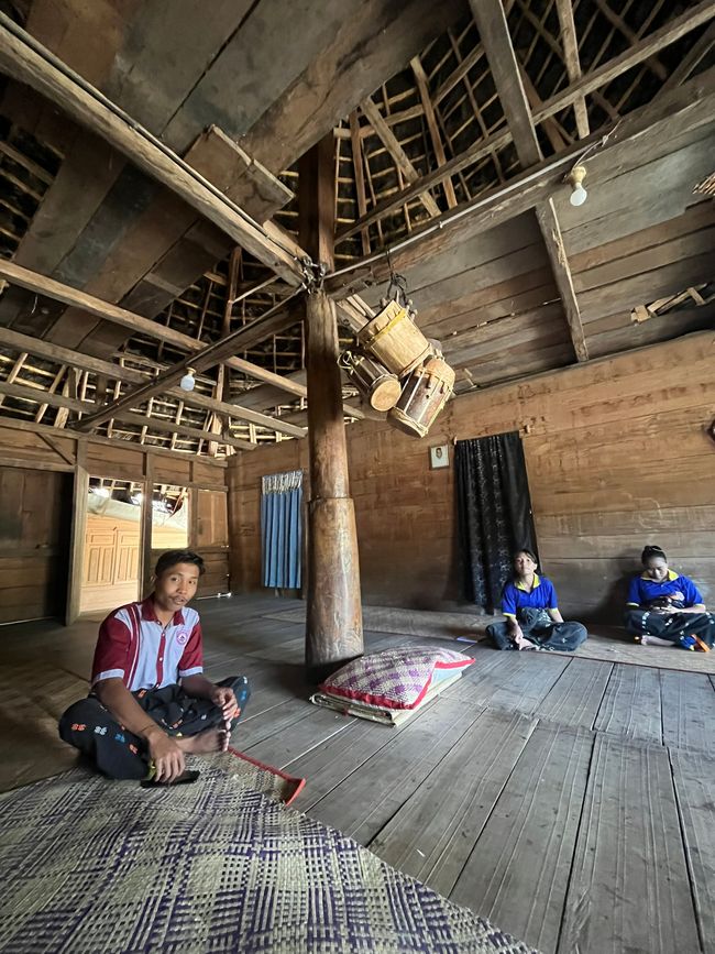Inneres eines traditionellen Hauses