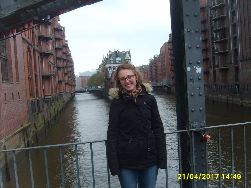 Out and about in the Speicherstadt.