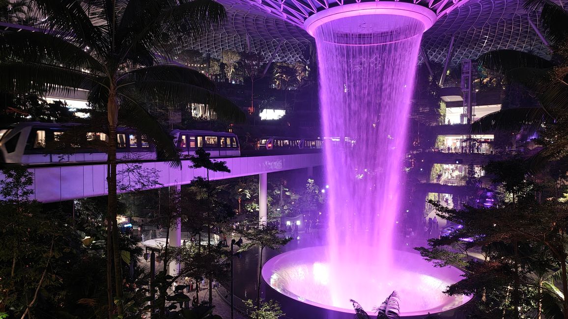 Waterfalls at the Airport