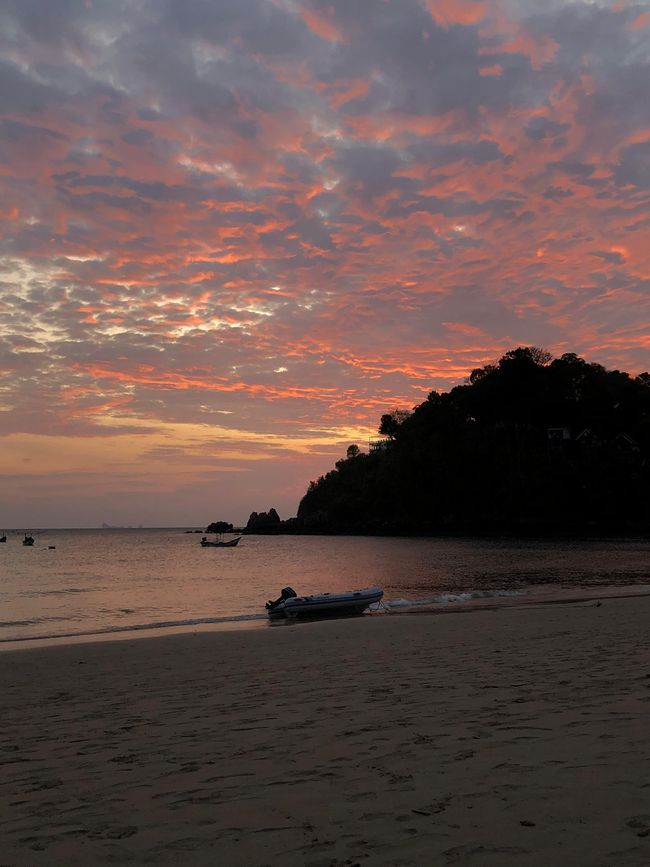 Sonnenuntergang auf Koh Lanta
