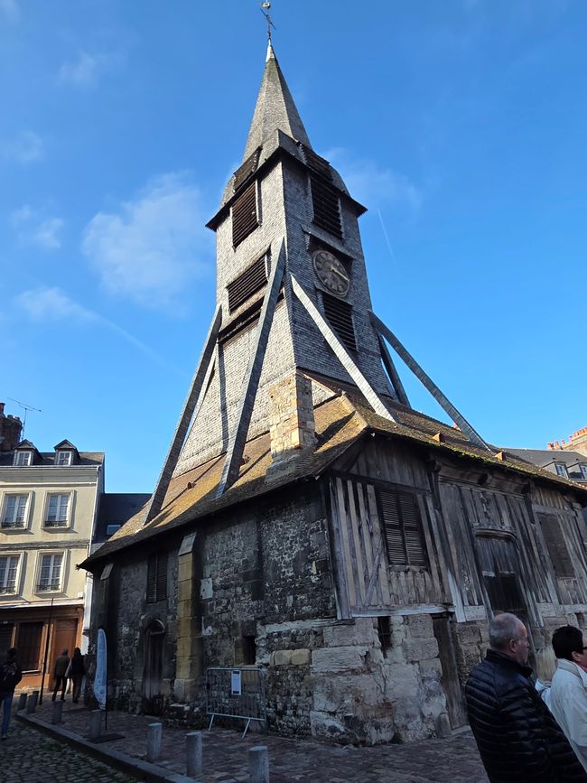 Der hölzerne Glockenturm von Honfleur (Clocher Sainte-Catherine)