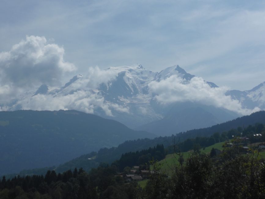 Blick auf den Mont Blanc 