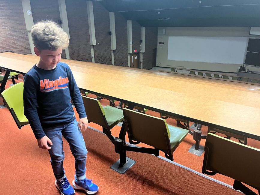 Donnerstag: SUNY Delhi College, Golfspielen und Besuch bei Terry