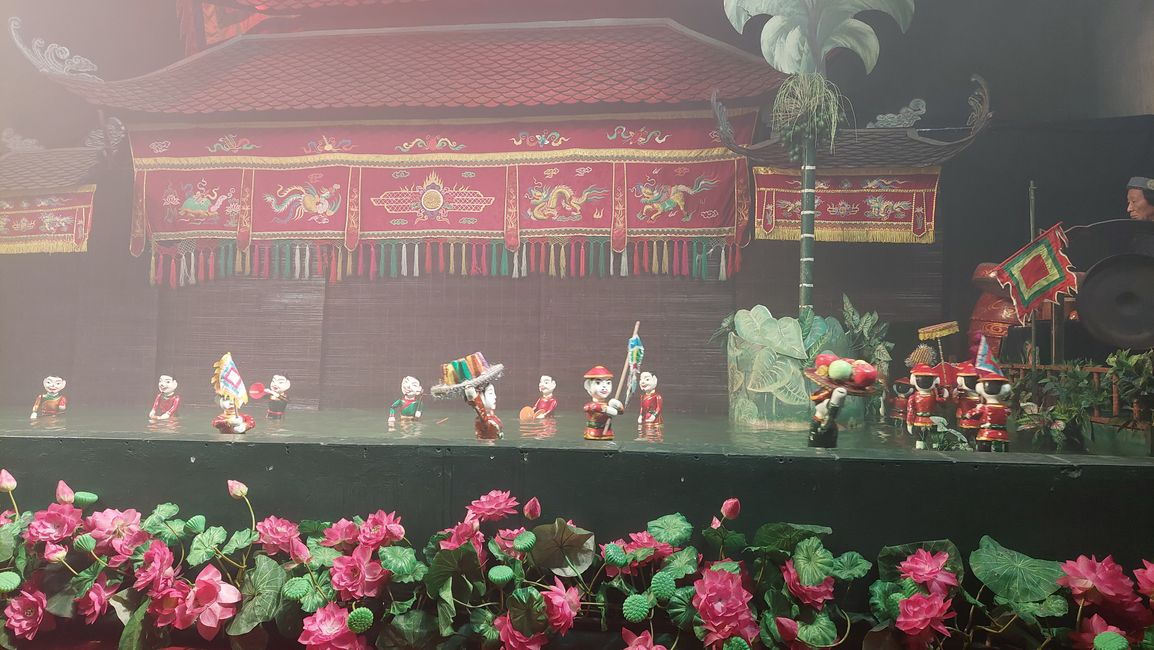 Aufführung Wasserpuppentheater