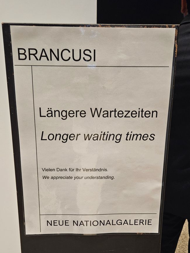 Brancusi-Ausstellung 