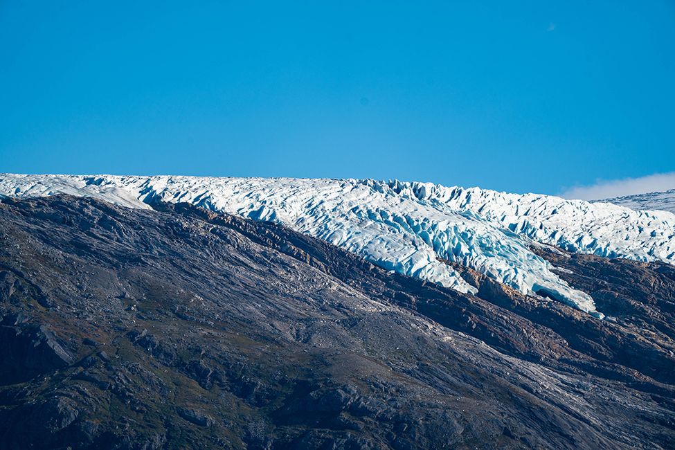 Addio alla Norvegia al Ghiacciaio Svartisen