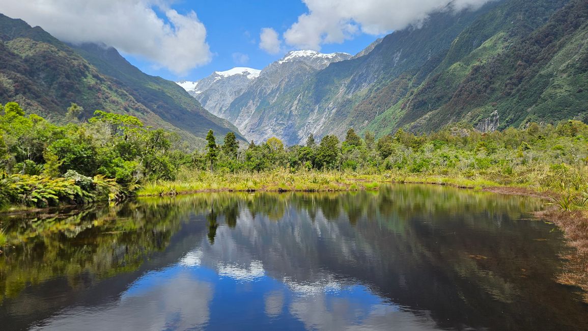 Hokitika - Franz Josef Glacier - Fox Glacier - Monro Beach